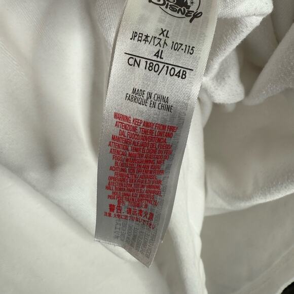 Disney Spirit Jersey Feeling Classic Rainbow Cast Striped Velour W1795 Sz XL - Picture 7 of 8